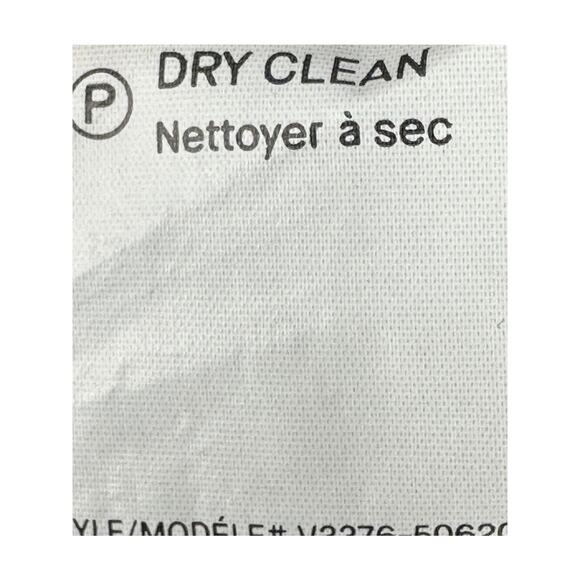 Vince Sleeveless Knit Midi Dress Black & White V-Neck Striped Mesh Hem Size 10 - Picture 8 of 12